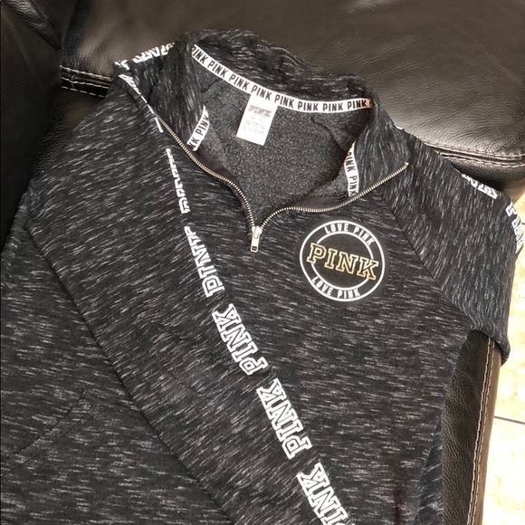 Half- zip, long sleeve PINK brand long sleeve - Picture 2 of 4
